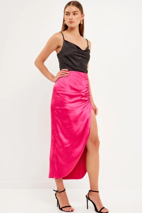 ENDLESS ROSE Skirts | Tops*- Front Slit Midi Skirt