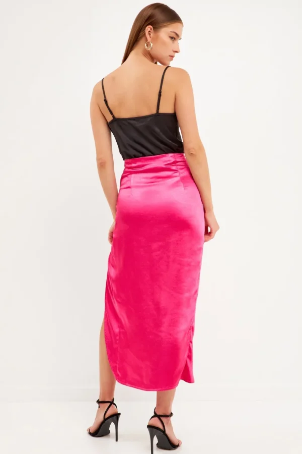 ENDLESS ROSE Skirts | Tops*- Front Slit Midi Skirt