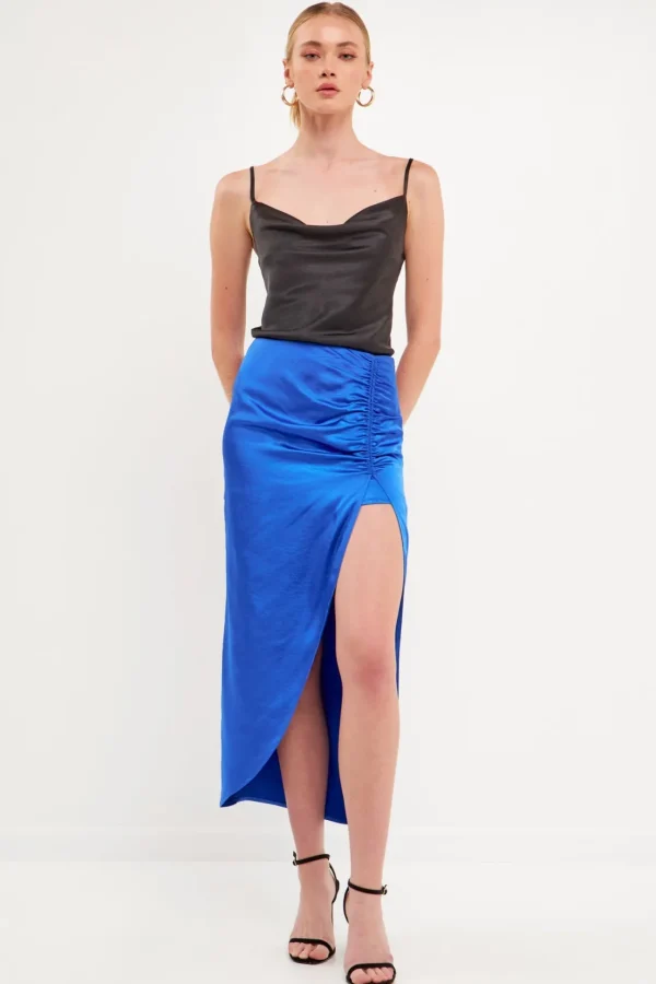 ENDLESS ROSE Skirts | Tops*- Front Slit Midi Skirt