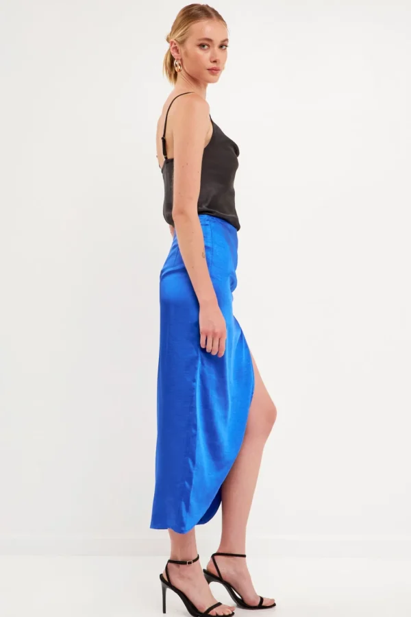 ENDLESS ROSE Skirts | Tops*- Front Slit Midi Skirt
