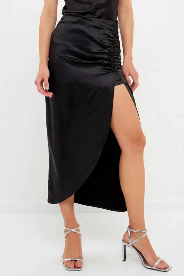 ENDLESS ROSE Skirts | Tops*- Front Slit Midi Skirt