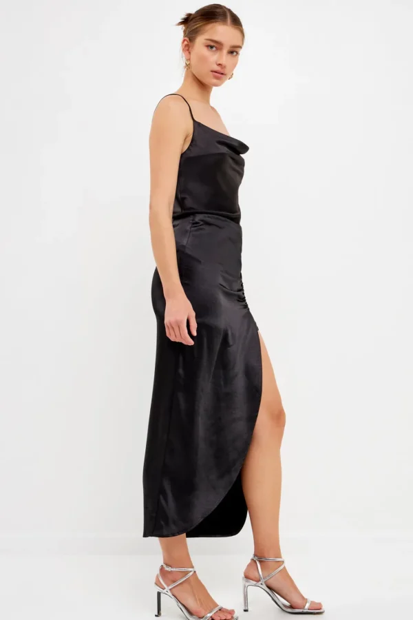 ENDLESS ROSE Skirts | Tops*- Front Slit Midi Skirt