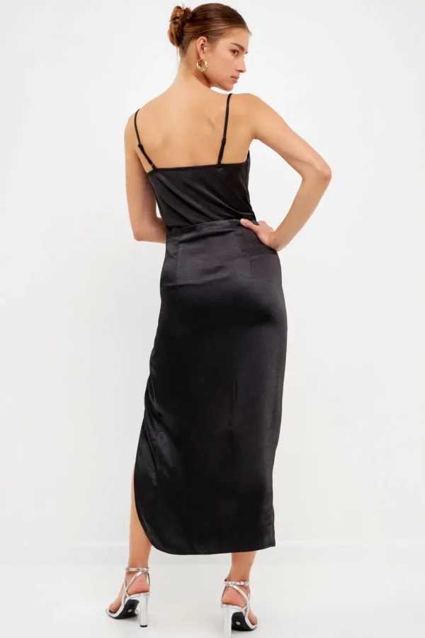ENDLESS ROSE Skirts | Tops*- Front Slit Midi Skirt