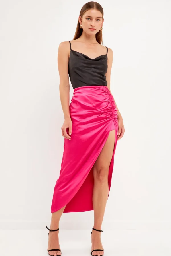 ENDLESS ROSE Skirts | Tops*- Front Slit Midi Skirt