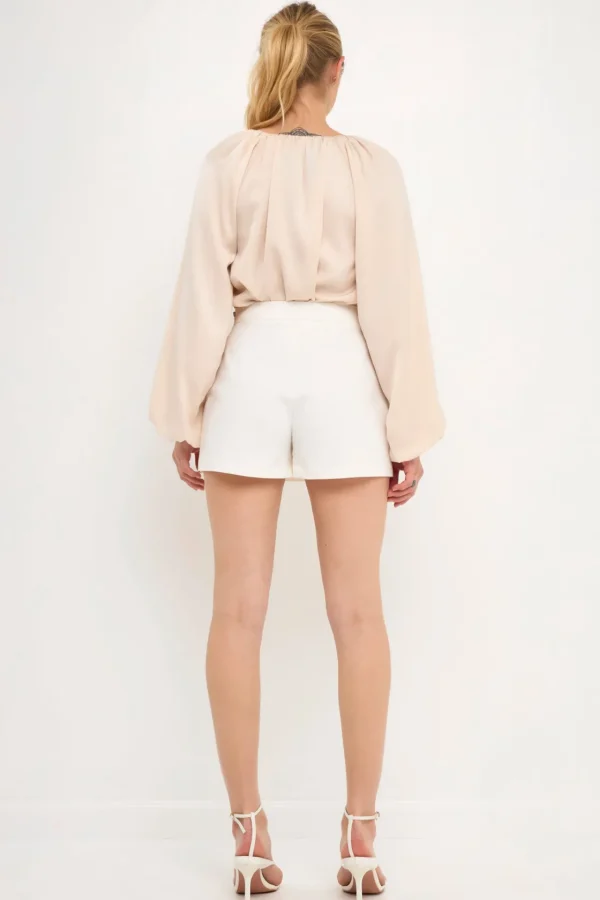 ENDLESS ROSE Shirts & Blouses | Tops*- Front Twist Top CREAM