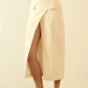 ENDLESS ROSE Skirts | Tops*- Front Wrapped Pocket Maxi Skirt CREAM