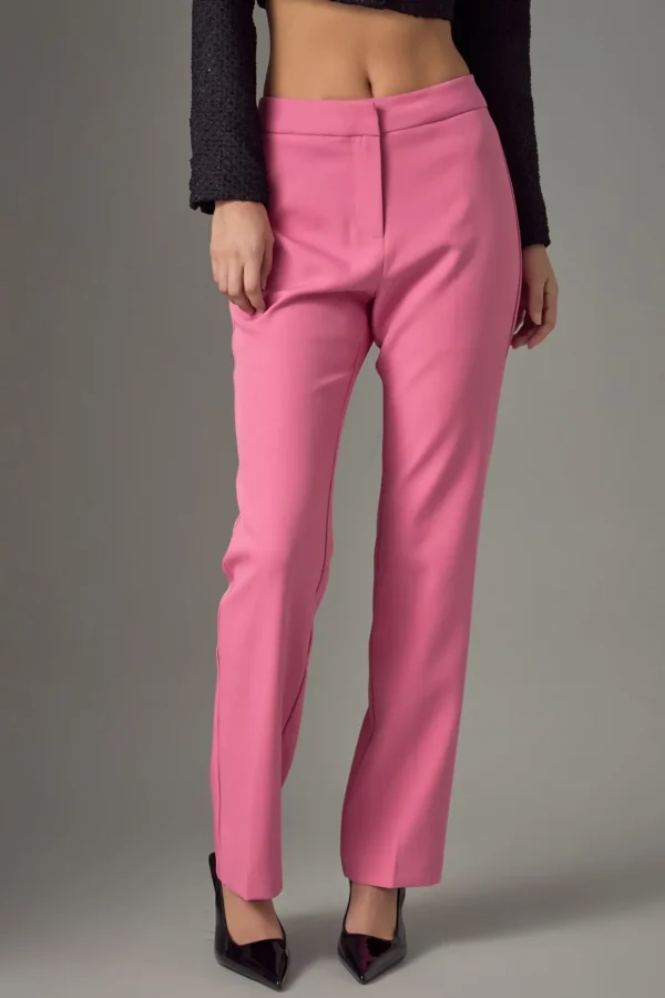 ENDLESS ROSE Pants | Tops*- Full Length Low Rise Pants