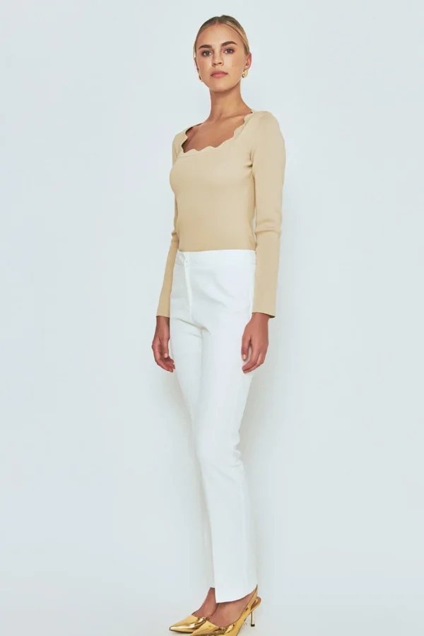 ENDLESS ROSE Pants | Tops*- Full Length Low Rise Pants