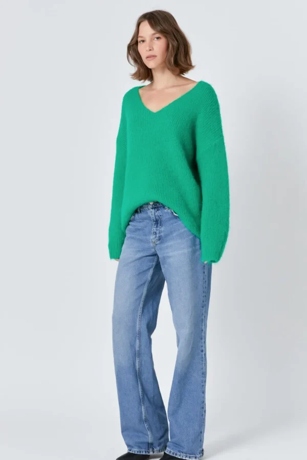 ENDLESS ROSE Sweaters & Knits | Tops*- Furry V Neck Sweater