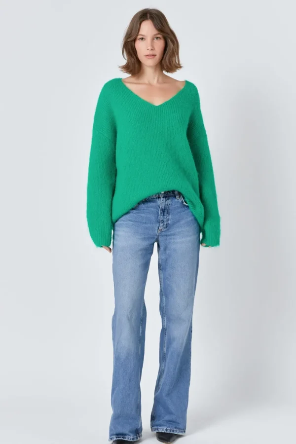 ENDLESS ROSE Sweaters & Knits | Tops*- Furry V Neck Sweater