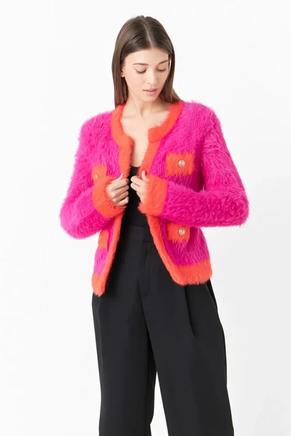 ENDLESS ROSE Sweaters & Knits | Cardigans*- Fuzzy Cardigan
