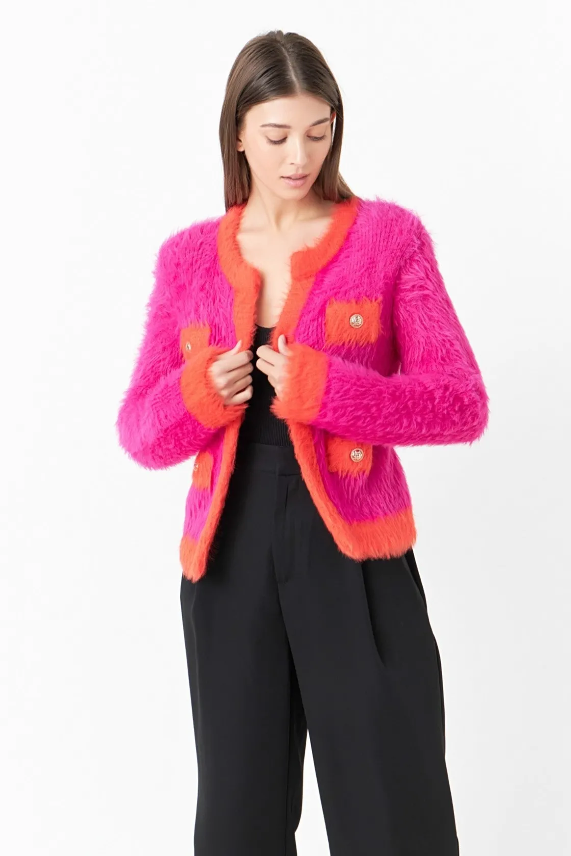 endless_rose__fuzzy_cardi_3.webp ENDLESS ROSE Sweaters & Knits | Cardigans*- Fuzzy Cardigan