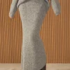 ENDLESS ROSE Sweaters & Knits | Skirts*- Fuzzy Mermaid Maxi Skirt HEATHERGREY