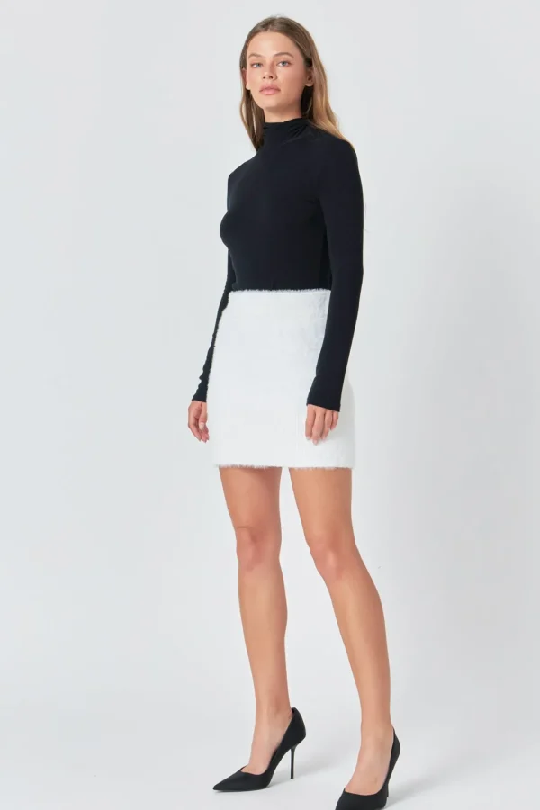 ENDLESS ROSE Sweaters & Knits | Matching Sets*- Fuzzy Mini Skirt