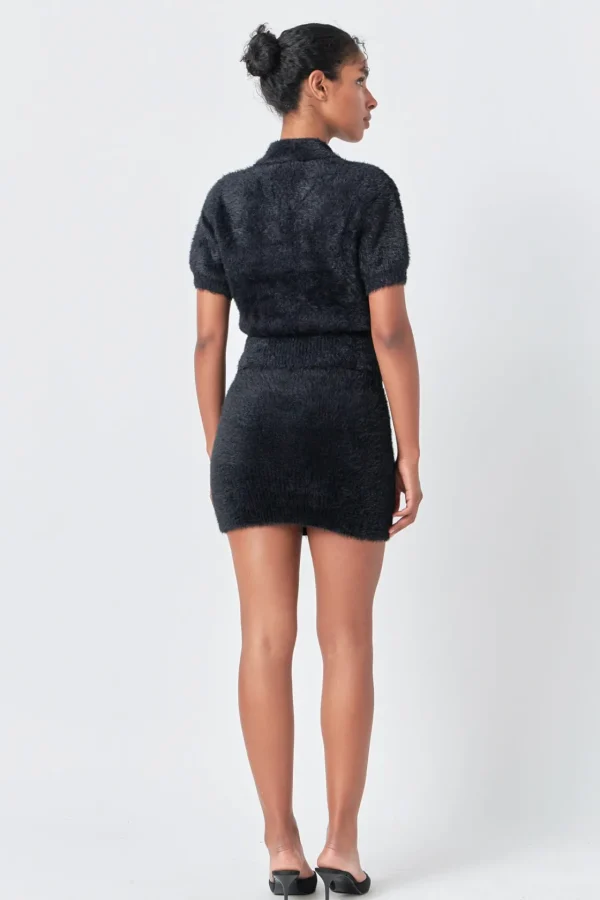 ENDLESS ROSE Sweaters & Knits | Matching Sets*- Fuzzy Mini Skirt