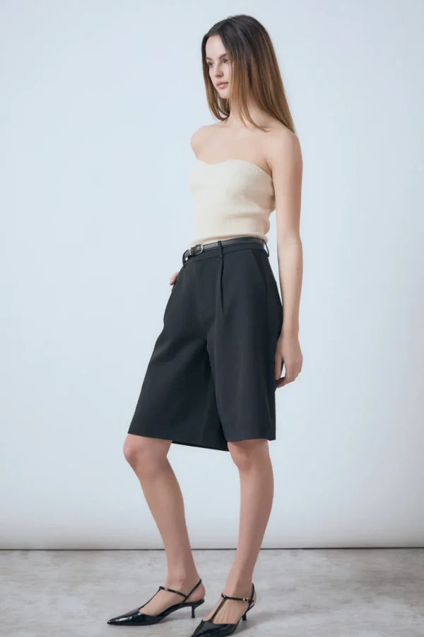 ENDLESS ROSE Tops*- Hana Fitted Knit Tube Top