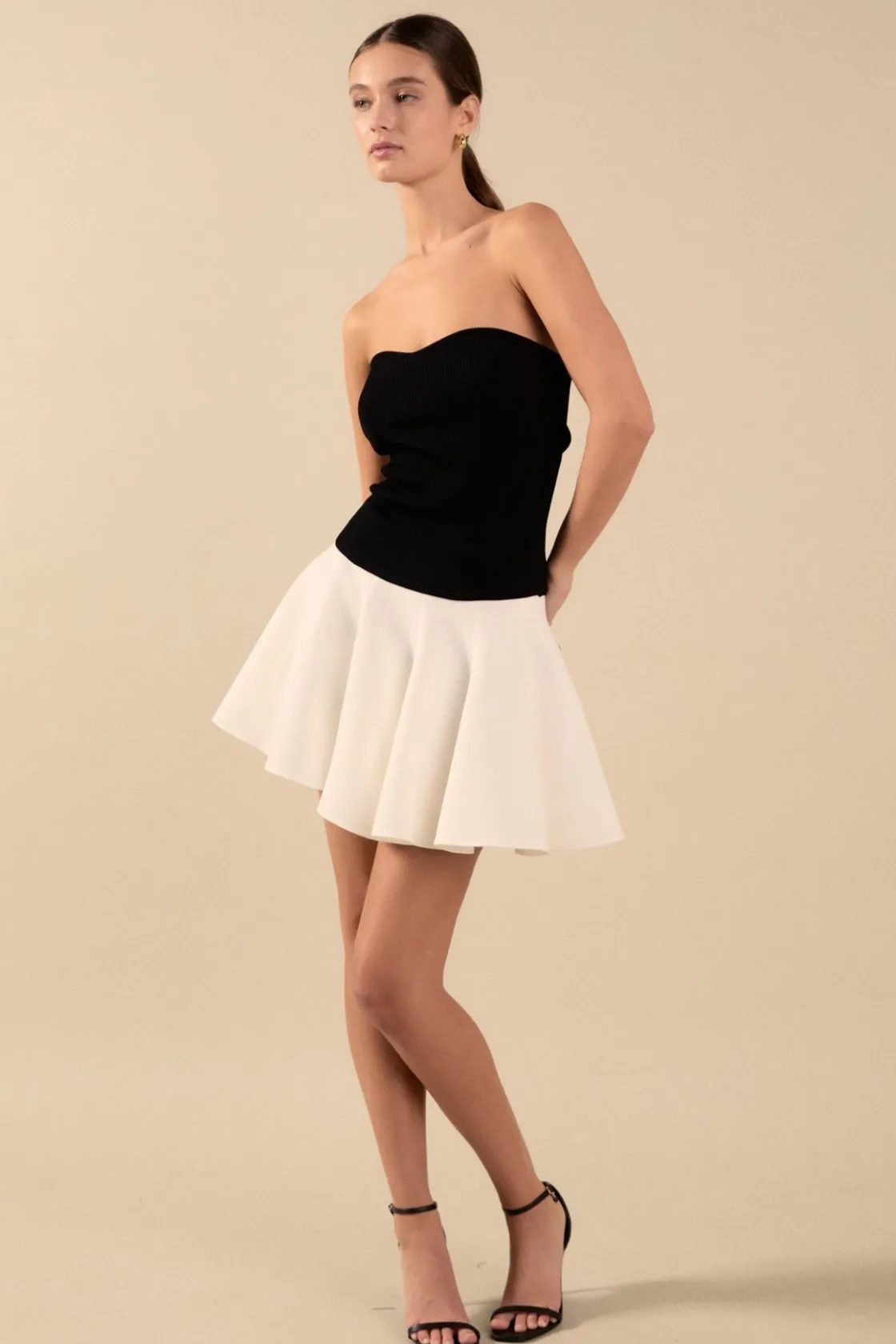 endless_rose__high_waiste_4-3.webp ENDLESS ROSE Skirts | Tops*- High Waisted Circle Mini Skirt