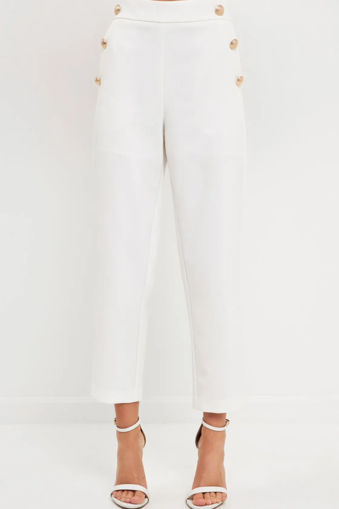 endless_rose__high_waiste_5.webp ENDLESS ROSE Pants | Tops*- High Waisted Buttoned Trousers