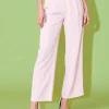 ENDLESS ROSE Pants | Tops*- High-Waisted Suit Trousers PINK