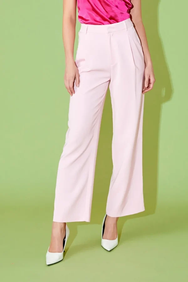 ENDLESS ROSE Pants | Tops*- High-Waisted Suit Trousers PINK