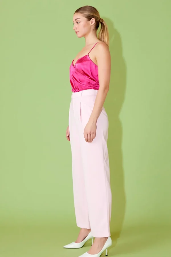 ENDLESS ROSE Pants | Tops*- High-Waisted Suit Trousers PINK