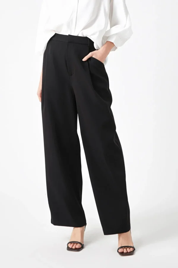 ENDLESS ROSE Pants | Tops*- High-Waisted Suit Trousers