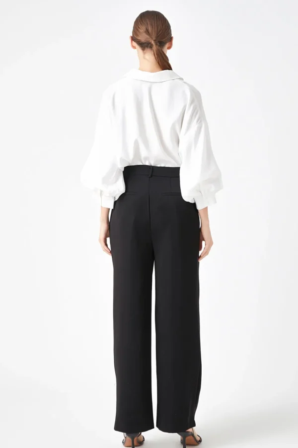 ENDLESS ROSE Pants | Tops*- High-Waisted Suit Trousers