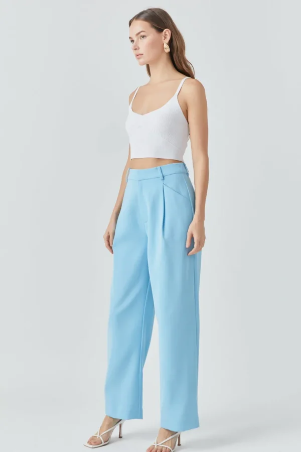 ENDLESS ROSE Pants | Tops*- High-Waisted Suit Trousers