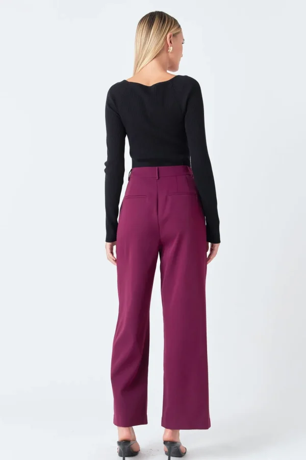 ENDLESS ROSE Pants | Tops*- High-Waisted Suit Trousers