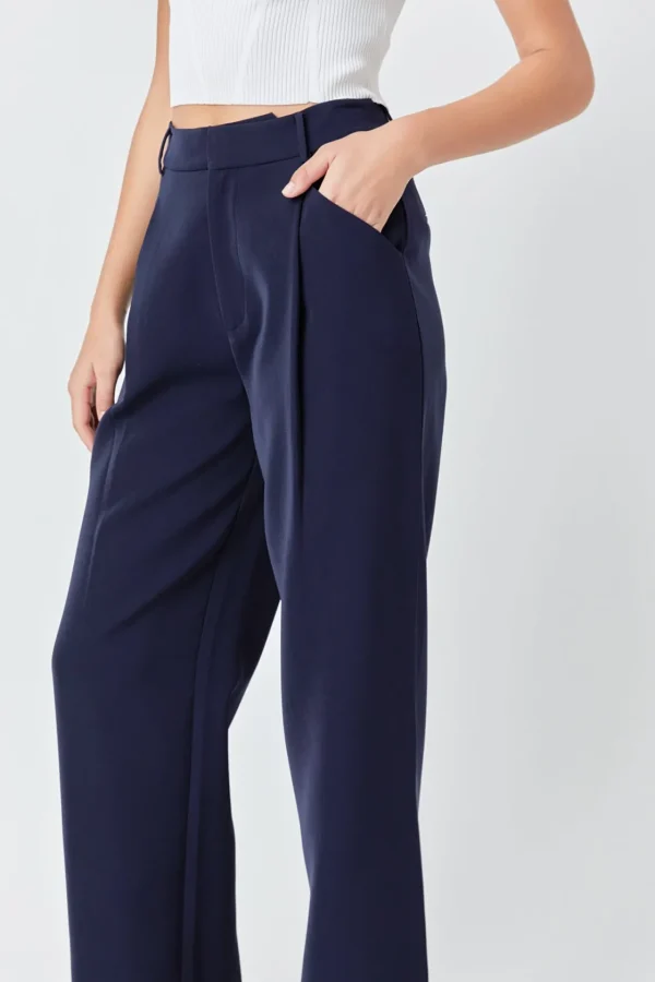 ENDLESS ROSE Pants | Tops*- High-Waisted Suit Trousers