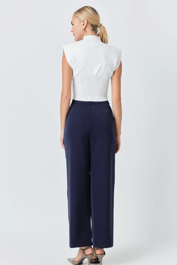 ENDLESS ROSE Pants | Tops*- High-Waisted Suit Trousers