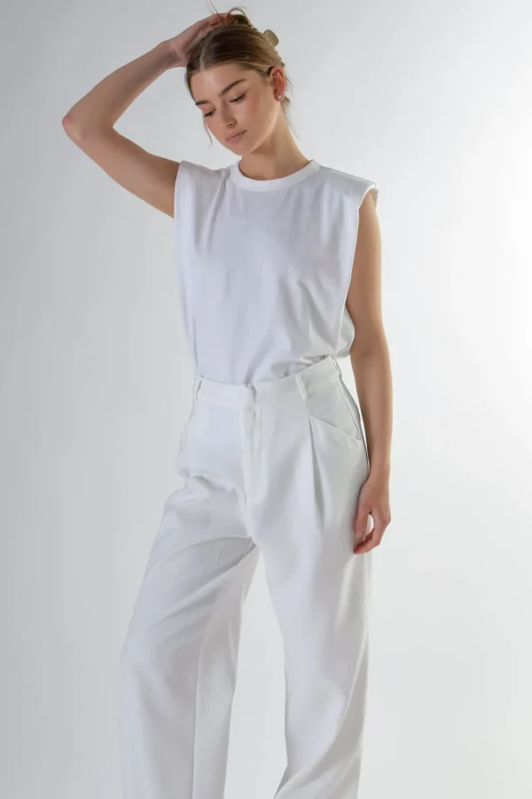 ENDLESS ROSE Pants | Tops*- High-Waisted Suit Trousers