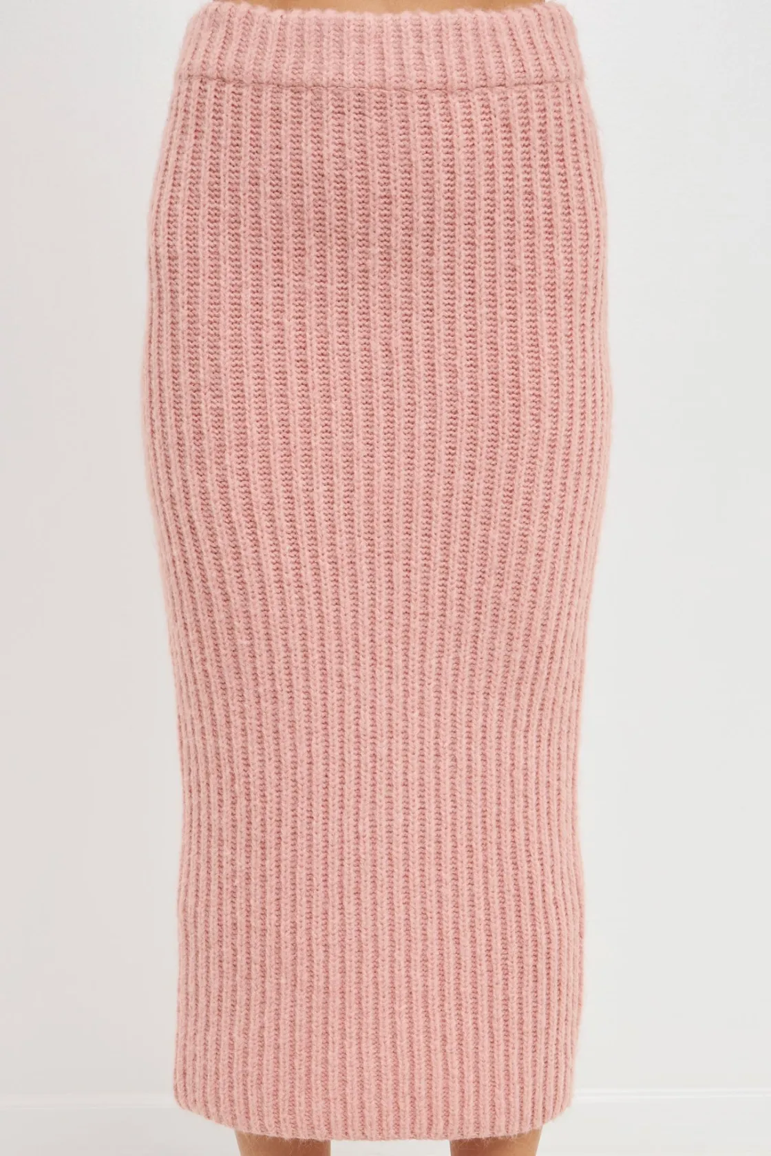 endless_rose__highwaisted_5-2.webp ENDLESS ROSE Sweaters & Knits | Skirts*- High-Waisted Knit Midi Skirt