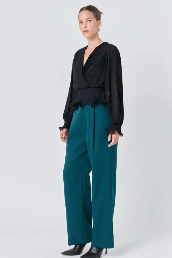 ENDLESS ROSE Pants | Tops*- High-Waisted Suit Trousers