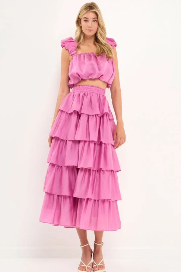ENDLESS ROSE Skirts | Tops*- Kang Kang Midi Skirt
