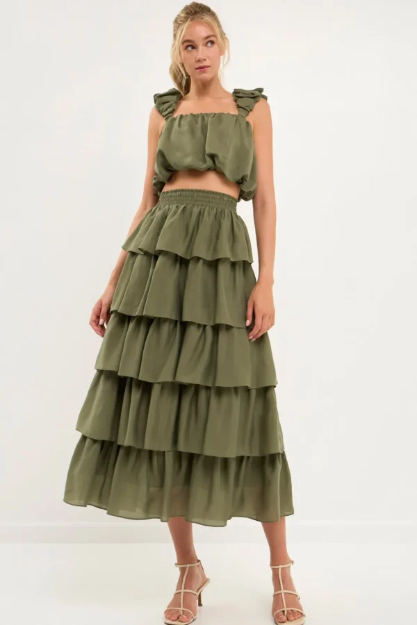ENDLESS ROSE Skirts | Tops*- Kang Kang Midi Skirt