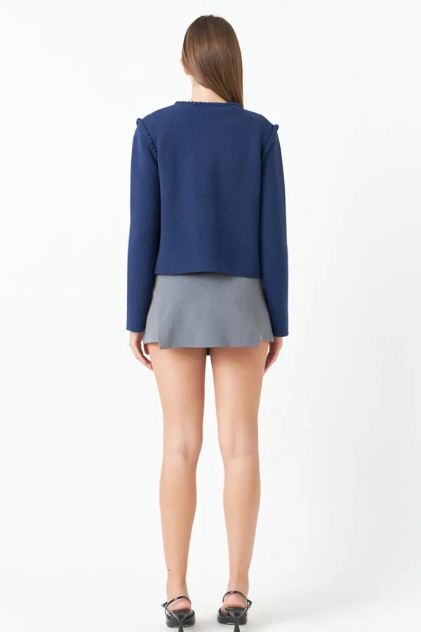 ENDLESS ROSE Jackets & Coats | Tops*- Kelly Braided Knit Jacket