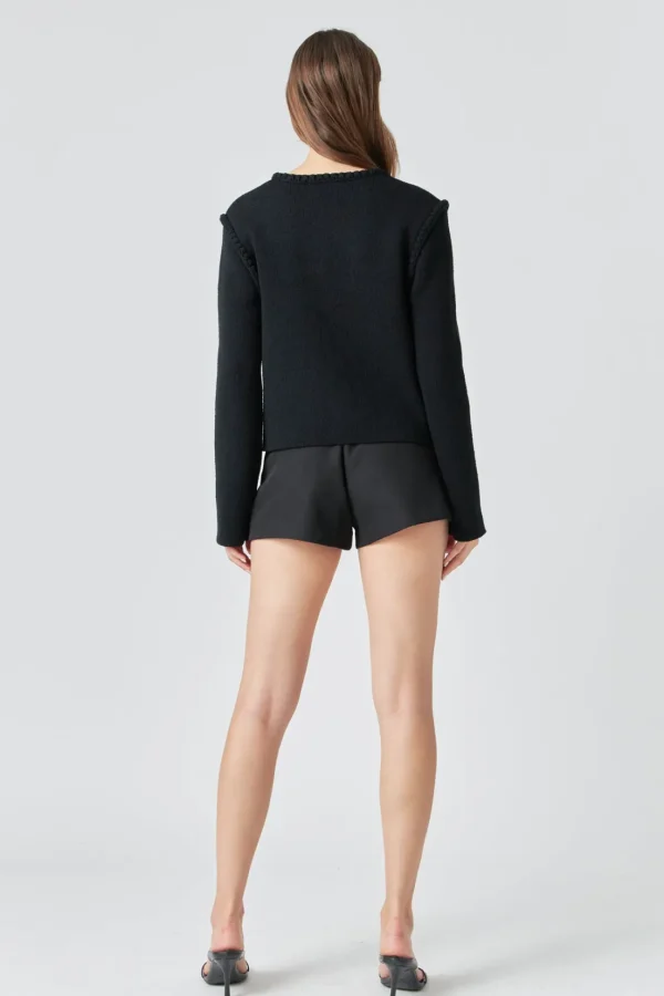 ENDLESS ROSE Jackets & Coats | Tops*- Kelly Braided Knit Jacket