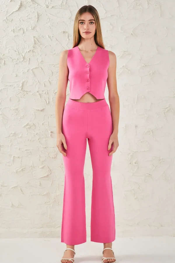 ENDLESS ROSE Matching Sets | Pants*- Knit Fitted Pants