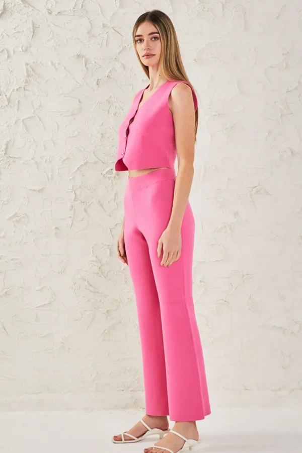 ENDLESS ROSE Matching Sets | Pants*- Knit Fitted Pants