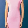 ENDLESS ROSE Knit Dresses | Sweaters & Knits*- Knit Padded Mini Dress PINK
