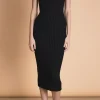 ENDLESS ROSE Sweaters & Knits | Tops*- Knit Sweater Dress BLACK