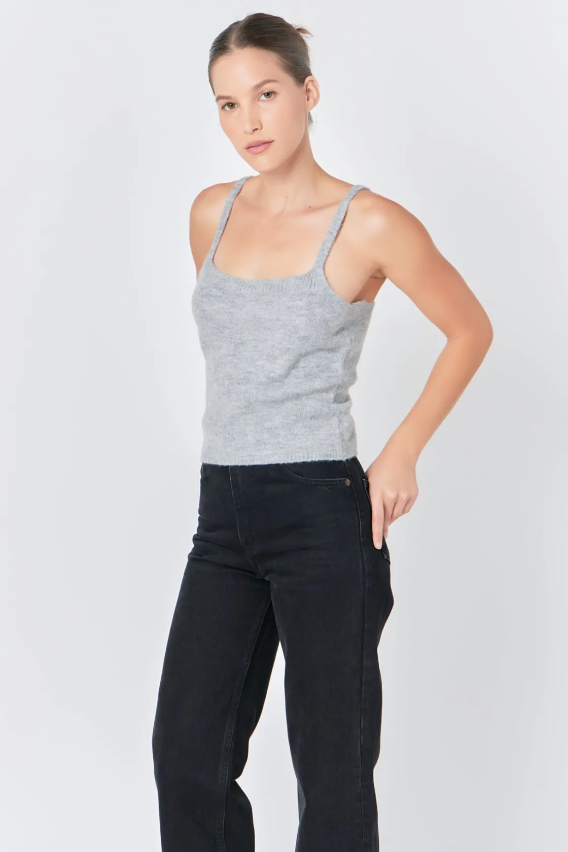 endless_rose__knit_tank_t_8.webp ENDLESS ROSE Sweaters & Knits*- Knit Tank Top