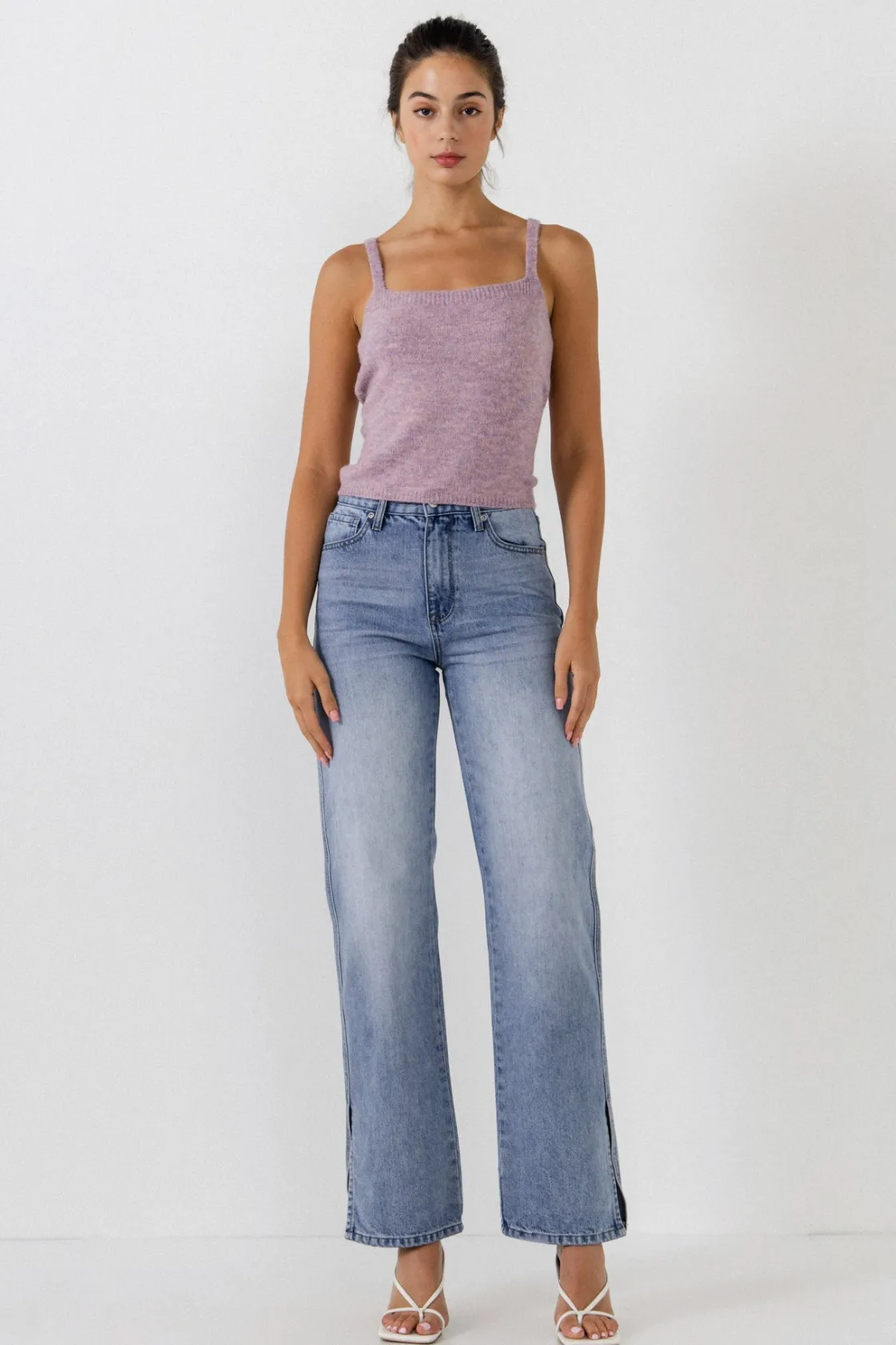 endless_rose__knit_tank_t_9.webp ENDLESS ROSE Sweaters & Knits*- Knit Tank Top