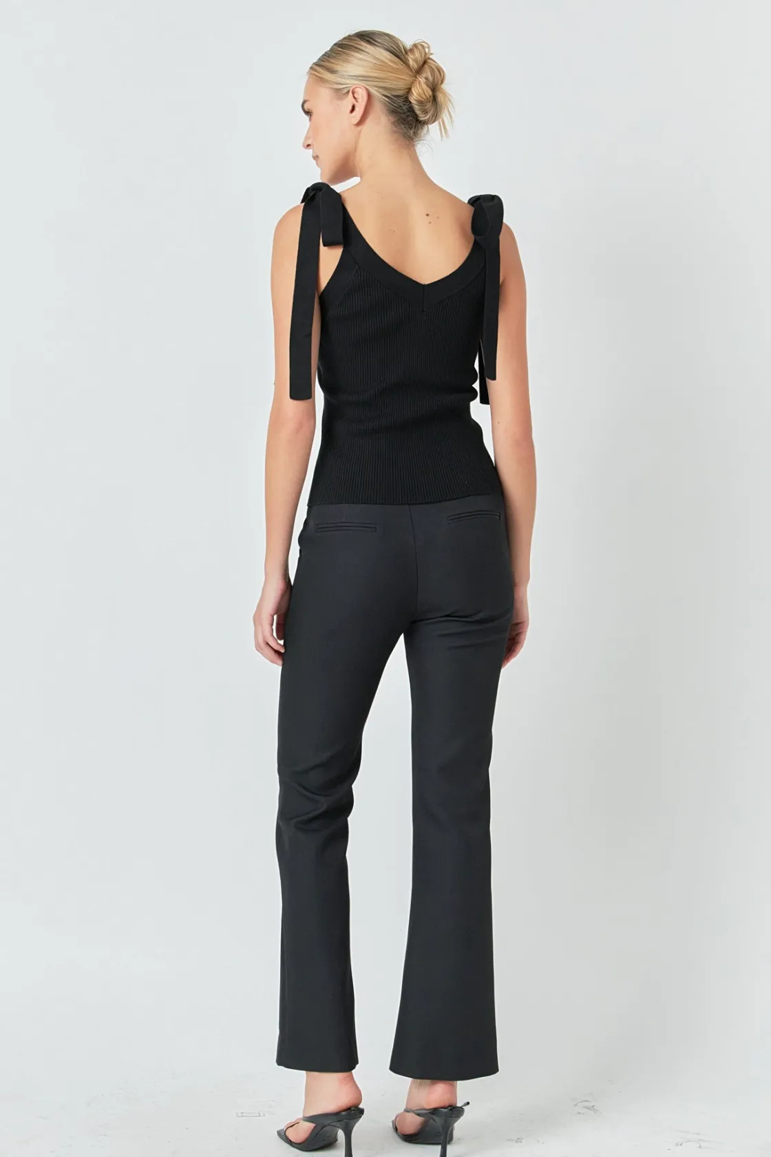 endless_rose__knit_v_neck_2.webp ENDLESS ROSE Tops*- Knit V Neck Tank Top