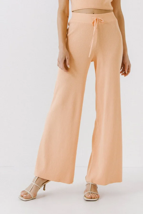 ENDLESS ROSE Pants*- Knitted Pants CORAL