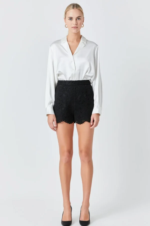 ENDLESS ROSE Shorts & Skorts | Tops*- Lace Shorts