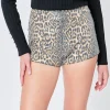 ENDLESS ROSE Shorts & Skorts | Tops*- Print Micro Shorts LEOPARD