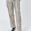 ENDLESS ROSE Pants | Tops*- Wide Leg Denim LEOPARD