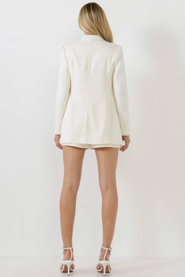 ENDLESS ROSE Blazers | Tops*- Linen Blazer